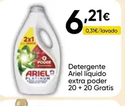 Cash FROIZ ARIEL Detergentelíquido extra poder oferta