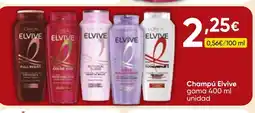 Cash FROIZ ELVIVE Champú gama oferta
