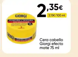 Cash FROIZ GIORGI Cera cabello efecto mate oferta