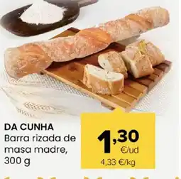 Autoservicios Familia DA CUNHA Barra rizada de masa madre oferta