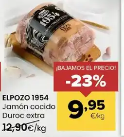 Autoservicios Familia ELPOZO 1954 Jamón cocido Duroc extra oferta
