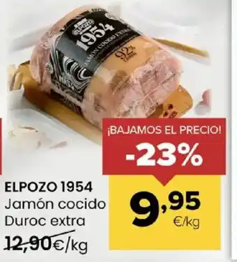 Autoservicios Familia ELPOZO 1954 Jamón cocido Duroc extra oferta
