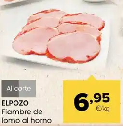 Autoservicios Familia ELPOZO Fiambre de lomo al horno oferta