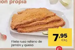 Autoservicios Familia Filete ruso relleno de jamón y queso oferta
