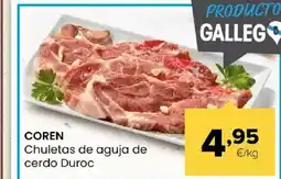 Autoservicios Familia COREN Chuletas de aguja de cerdo Duroc oferta