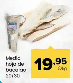Autoservicios Familia Media hoja de bacalao 20/30 oferta