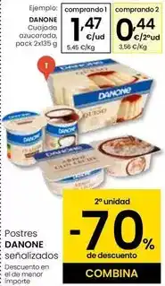 Eroski Danone - cuajada azucarada oferta
