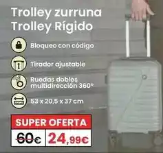 Eroski Trolley rigido oferta