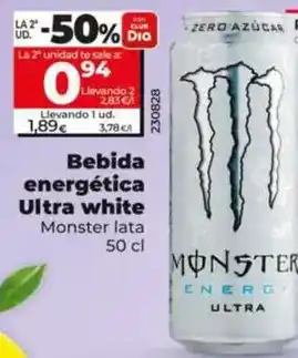 Dia Monster - bebida energética ultra white oferta