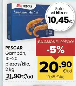 Autoservicios Familia PESCAR Gambón oferta