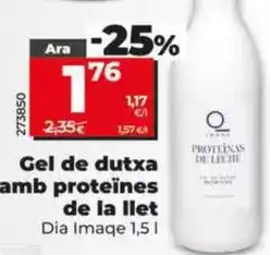 Dia Dia imaqe - gel de ducha con proteínas de la leche oferta