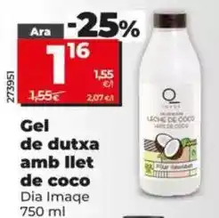 Dia Dia imaqe - gel de ducha con leche de coco oferta
