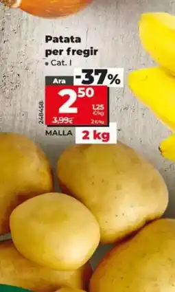 Dia Patata para freír oferta