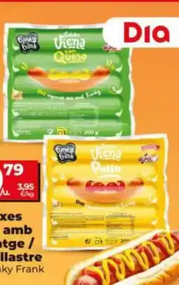 Dia Dia funky frank - salchichas viena con queso/ de pollo oferta