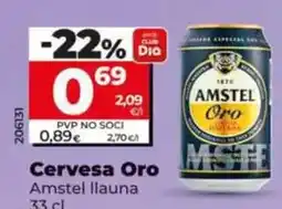 Dia Amstel - cerveza oro oferta
