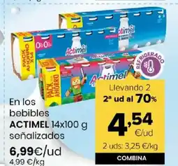 Autoservicios Familia ACTIMEL En los bebibles oferta