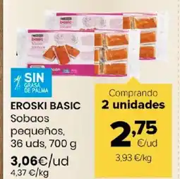 Autoservicios Familia EROSKI BASIC Sobaos pequeños oferta