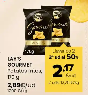 Autoservicios Familia LAY'S GOURMET Patatas fritas oferta