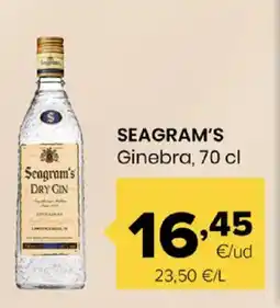 Autoservicios Familia SEAGRAM'S Ginebra oferta
