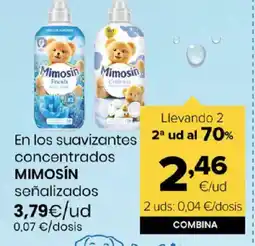 Autoservicios Familia MIMOSIN En los suavizantes concentrados oferta