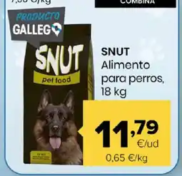 Autoservicios Familia SNUT Alimento para perros oferta
