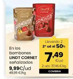 Autoservicios Familia LINDT En los bombones oferta