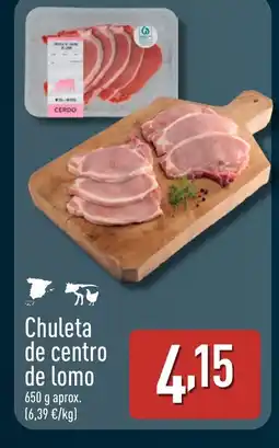 ALDI Chuleta de centro de lomo oferta
