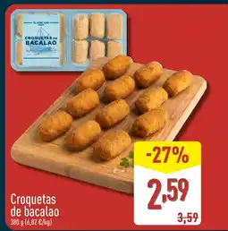 ALDI Croquetas de bacalao oferta