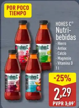 ALDI HOHES C Nutri- bebidas oferta