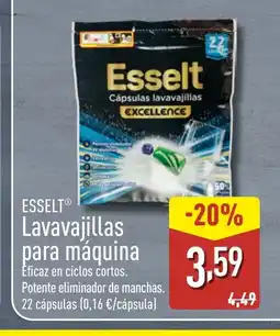 ALDI ESSELT Lavavajillas para máquina oferta