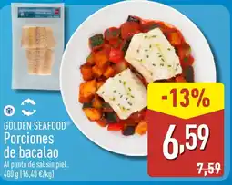 ALDI GOLDEN SEAFOOD Porciones de bacalao oferta