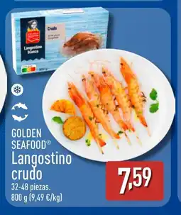 ALDI GOLDEN SEAFOOD Langostino crudo oferta