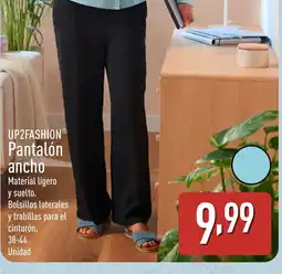 ALDI UP2FASHION Pantalón ancho Material ligero y suelto. oferta