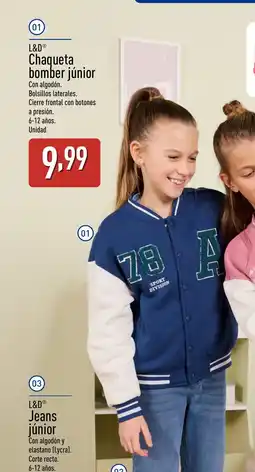 ALDI L&D Chaqueta bomber júnior oferta