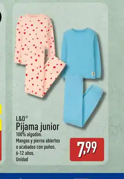ALDI L&D Pijama junior oferta