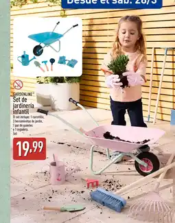 ALDI GARDENLINE Set de jardinería infantil oferta