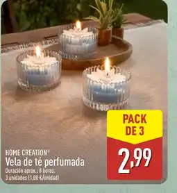 ALDI HOME CREATION Vela de té perfumada oferta