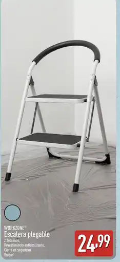 ALDI WORKZONE Escalera plegable oferta