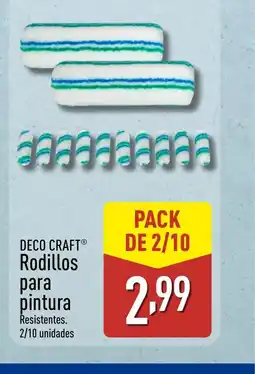 ALDI DECO CRAFT Rodillos para pintura oferta