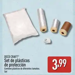 ALDI DECO CRAFT Set de plásticos de protección oferta