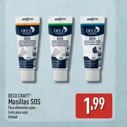 ALDI DECO CRAFT Masillas SOS oferta