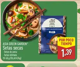 ALDI ASIA GREEN GARDEN Setas secas oferta