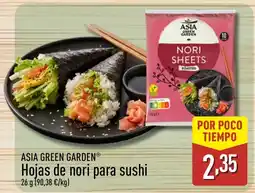 ALDI ASIA GREEN GARDEN Hojas de nori para sushi oferta