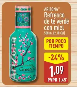 ALDI ARIZONA Refresco de té verde con miel oferta