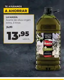Alimerka LA MASÍA Aceite de oliva virgen extra oferta