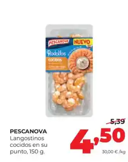 Alimerka PESCANOVA Langostinos cocidos en su punto oferta