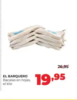 Alimerka EL BARQUERO Bacalao en hojas oferta