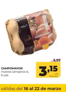 Alimerka CAMPOMAYOR Huevos camperos xl oferta