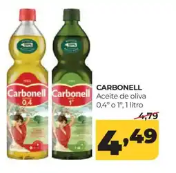 Alimerka CARBONELL Aceite de oliva 0,4° o 1º oferta