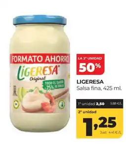 Alimerka LIGERESA Salsa fina oferta